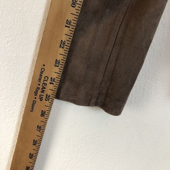 Do+Be Cardigan Sweater Women Sz M Brown Faux Suede Open Boho Southwestern Longsl - Picture 7 of 8